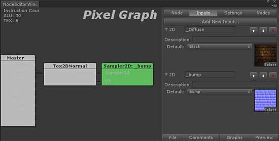 Strumpy Shader Editor в Unity 3D
