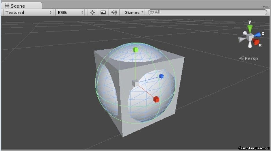 Unity3D выравнивание объектов